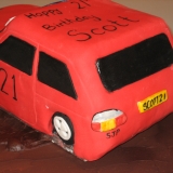 Peugeot rally cake