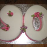 90th birthday cake - Roses