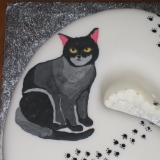 60th birthday cake cats4