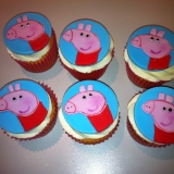 peppa pig cupcakes
