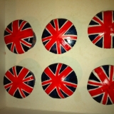 Union flag cupcakes