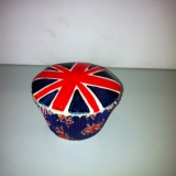 Union flag cupcake