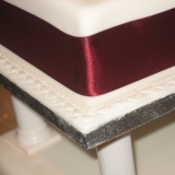 Square 4 tier Wedding Cake 2