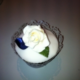 Wedding rose cup cake